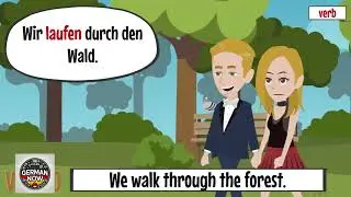 Learn German Fast: Must-Know Verbs in 100 Everyday Sentences (A2-B1)