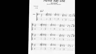 Black Sabbath-Never Say Die Guitar Transcription