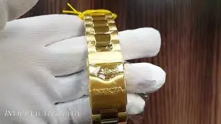 Мужские часы Invicta Pro Diver 23072 Gold Black Pearl