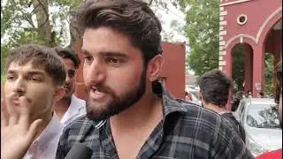 GGM Science College students protest over entry of vehicles on campus