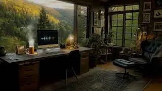 1Hours of Deep Focus ☕️ Study/Work with a Mountain View (Nature Ambience)