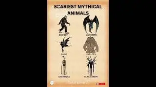 Scariest mythical animals ☠️ | #shorts #ytshorts #youtubeshorts