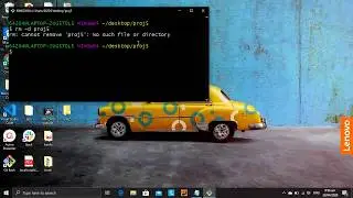 how to remove folder in bash terminal?