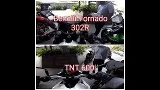 Test rode the 2 Benellis ::: Tornado 302 R & TNT 600i