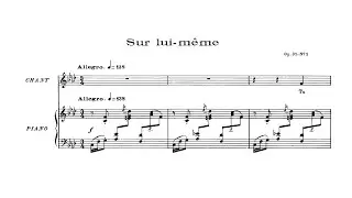Albert Roussel - Odes anacréontiques, Opp. 31 & 32 [Score Video]