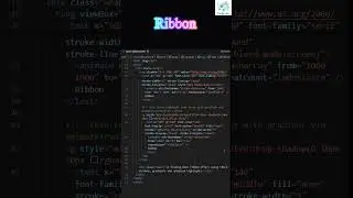 💡 Neon Ribbon Calligraphy | Animated Gradient Stroke Text ✨ #coding #javascript #css