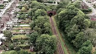 Sharpthorne Tunnel from the north. Bluebell Railway, West Sussex