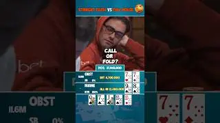 Actions Straight Flush VS Full House 🤯 #poker #pokerhighlights