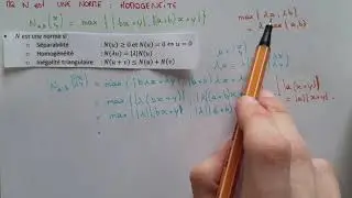 Le CRITÈRE d'HOMOGÉNÉITÉ - Montrer qu'1 APPLICATION est 1 NORME 2/3 - Formule & Exemple - Post Bac