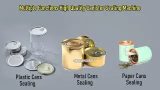 Smart Fully Automatic Can Seamer Can Sealer Machine Paper Can Sealing Machine