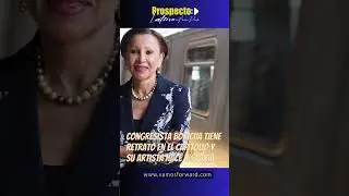 Honran a congresista #latina con retrato en el #capitolio #orgulloboricua #hispanicheritage