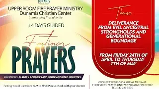 Day 13, Deliverance Prayers from Demonic Ancestral Serpents with Pastor J.E Charles | Galatians 3:13