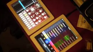 Korg iKaossilator and iElectribe WIST Test and Demo for 2 iPads