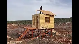 EPIC Off-Grid Log Cabin Build in the Wilderness - Survival Shelter Construction!