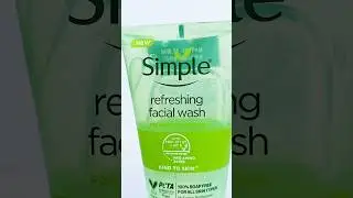 Simple Facewash | Ugc | #simplefacewash #sensitiveskin #skincare #skincarereels