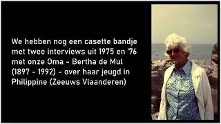 Oma Vertelt: Vader Was Mosselvisser