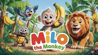 Milo the Monkey | Hindi Moral Story for Kids | Helping Others Builds Friendship Story Glow 