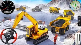 Snow Offroad JCB Builder Construction 3D - City Road Builder Excavator Trucks - Android Gameplay