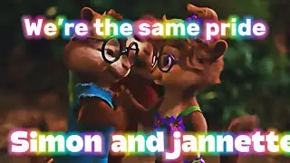 Simon X Jeanette💙💜- We&rsquo;re Of The Same Pride - (Alvin and the chipmunks version) - the lion guard 