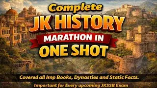 GS WITH SPECIAL REFERENCE TO JAMMU AND KASHMIR MARATHON HISTORY FACTS #jkssb #gs #history #jkp #jk 