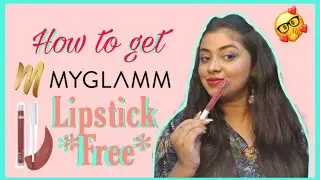 How to Get **FREE**  MyGlamm Lipstick || **Absolutely Free** No Minimum Purchase || WinknWings