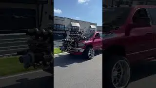 @whistlindiesel 17-Turbo Ram at Cars N&rsquo; Coffee #whistlindiesel #turbo #ram