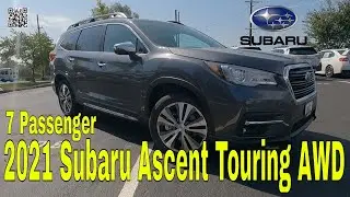2021 Subaru Ascent Touring // All Wheel Drive // 7 Passenger