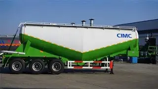 CIMC Trailer 3/Tri Axle Cement Bulker Trailer Price For Sale In Zimbabwe