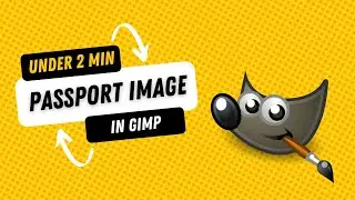 Как сделать фотографию паспортного размера в GIMP