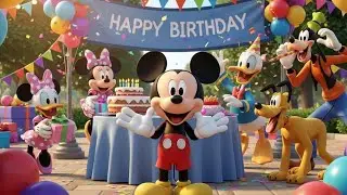 Mickey Mouse Surprise Birthday Party 🎉 | Fun Celebration with Friends | Kids Cartoon