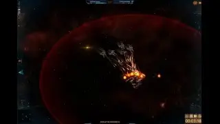 My sico BASER in an FVF test against an end game apoc/carrier fleet WTF??