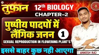 पुष्पीय पादपों में लैंगिक जनन । 12th BIOLOGY CHAPTER 2 । Part-1