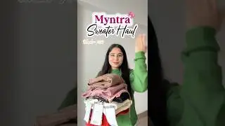 Myntra Sweater Haul🎀 #shorts #myntra #myntrahaul #sweater #myntrafinds #viralshort #ytshorts #fypシ