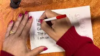Decoding an &lsquo;am&rsquo; word passage 