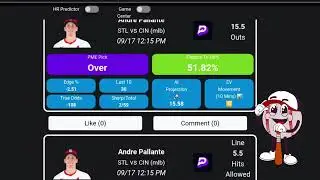 PrizePicks MLB Projections From Props Made Easy 9/17/25