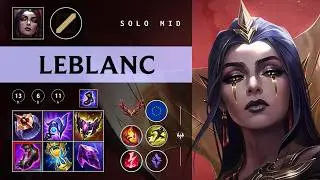 LeBlanc Mid vs Ryze - EUW Grandmaster Patch 26.04