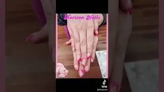 Valentine&rsquo;s Swirl Nails💖💖💖 #nailart #swirlnails #🔥