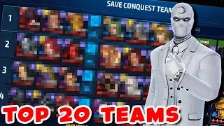 TOP 20 BEST TEAMS (CONQUEST) JULY 2024 - Marvel Future Fight