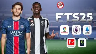 FTS 25 MOBILE&trade; ANDROID OFFLINE 300 MB NEW KITS 2025/26 REAL FACES AND LATEST TRANSFERS BEST GRAPHICS