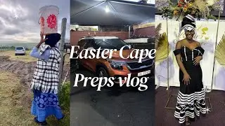 Vlog: Eastern Cape Travel preps | xhosa Makoti | traditional attire | SA YOUTUBER 