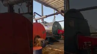 oil gas fired steam boiler
