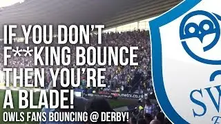 🔵⚪🦉 Sheffield Wednesday fans bouncing at Derby County. // DeeJayOne