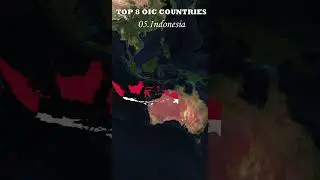 Strongest countries in OIC #geofacts #geography #map #geogrophy #world #historygeography