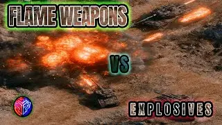 FIRE vs CHAOS 💥🔥 | CHINA FLAME WEAPONS vs GLA EXPLOSIVES
