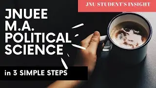 JNUEE MA POLITICAL SCIENCE - BOOKS / SYLLABUS - JNU STUDENT'S INSIGHT !!