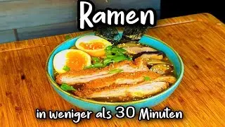 SCHNELLES Ramen Rezept | in nur 30 MINUTEN fertig.