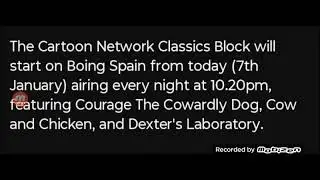 Cartoon Network Classics to be on Boing Spain.