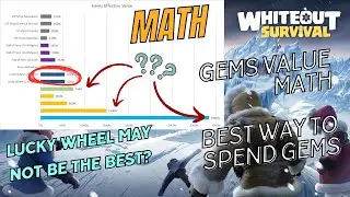Gems Value Math | Lucky Wheel May Not Be The Best | Whiteout Survival
