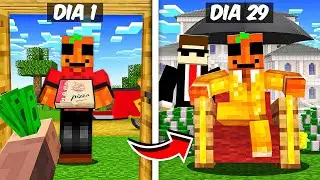 De REPARTIDOR a MILLONARIO en Minecraft!