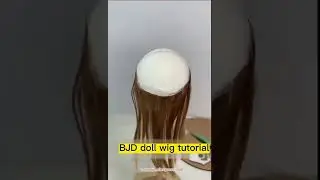 How to make wig of a bjd doll?